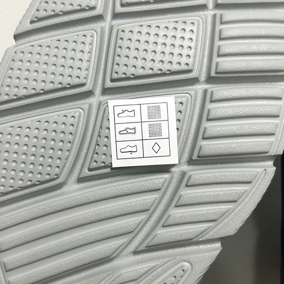 Skechers Charcoal Gray Orange Equalizer Double Play Slip On Fabric Memory Foam - Picture 8 of 15